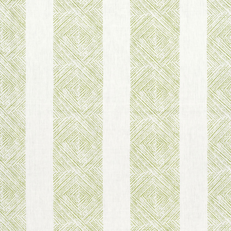 AF15125 Clipperton Stripe Antilles Green Fabric by Anna French