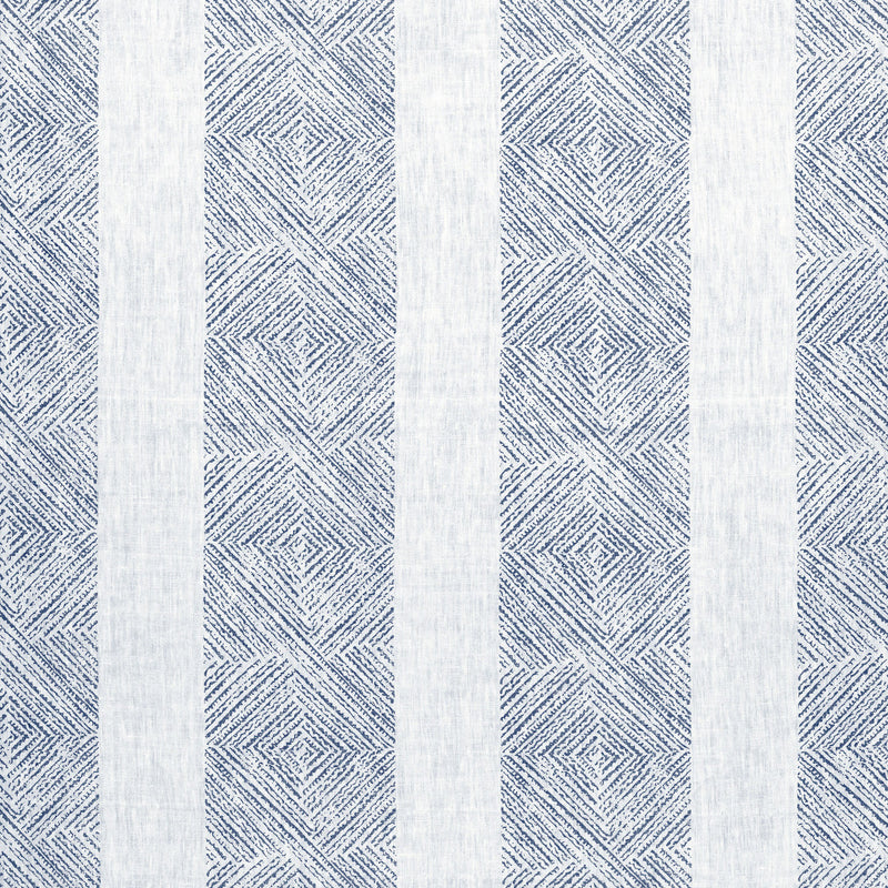 AF15128 Clipperton Stripe Antilles Navy Fabric by Anna French