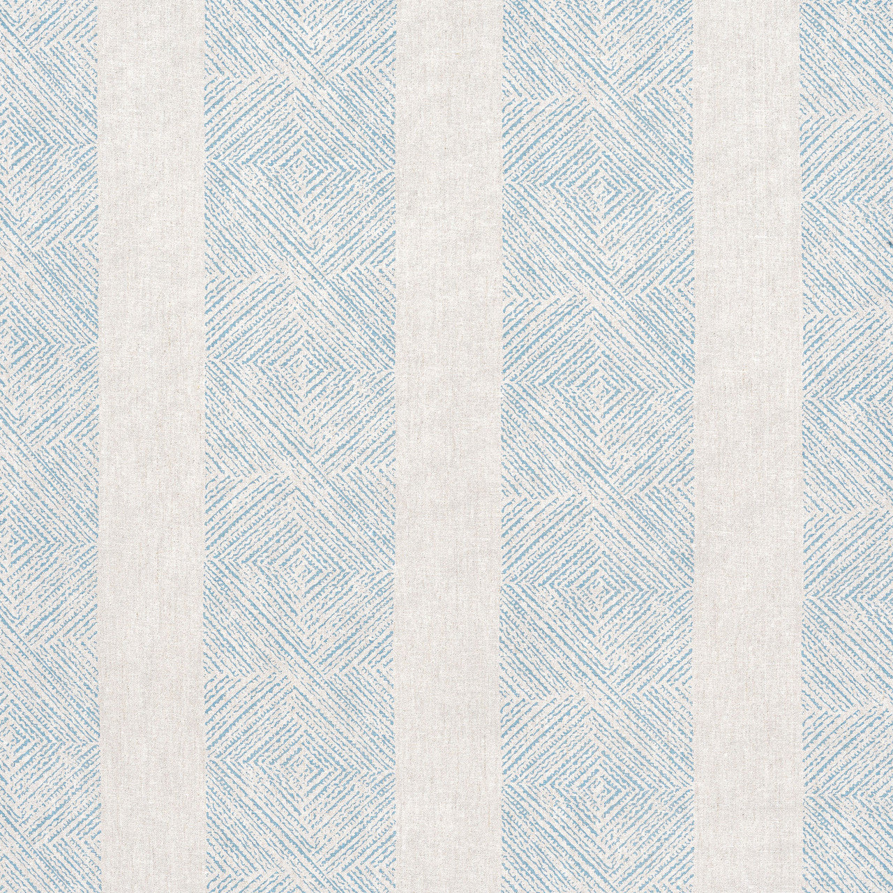 AF15129 Clipperton Stripe Antilles Blue Fabric by Anna French