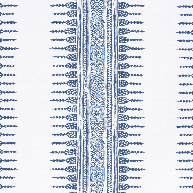 AF15137 Javanese Stripe Antilles Navy Fabric by Anna French