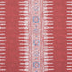 Javanese Stripe Antilles Red Fabric by Anna French