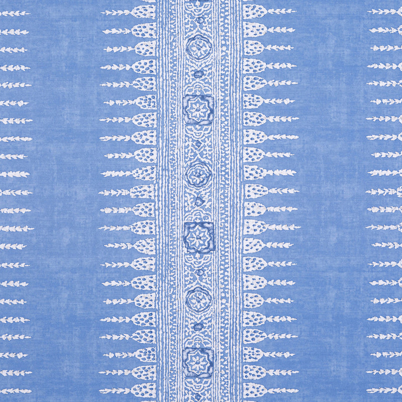 AF15141 Javanese Stripe Antilles Wedgwood Blue Fabric by Anna French