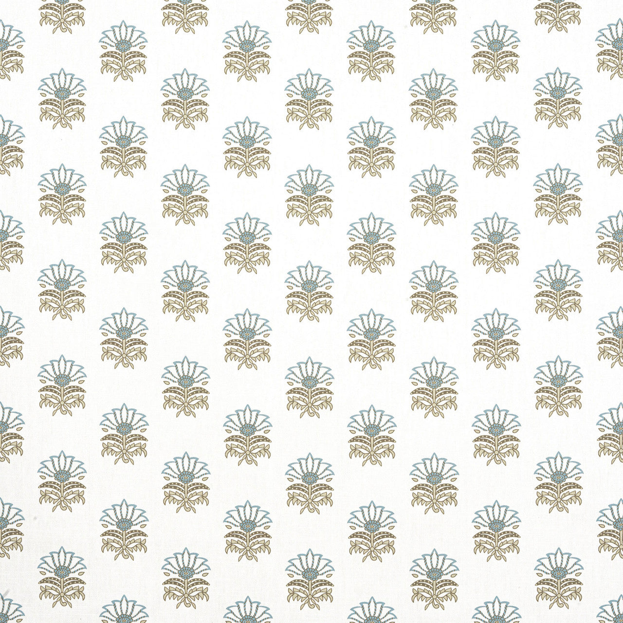 AF15159 Milford Antilles Spa Blue Fabric by Anna French