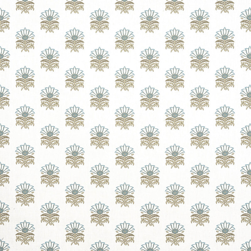 AF15159 Milford Antilles Spa Blue Fabric by Anna French