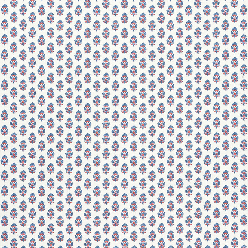 AF15166 Julian Antilles Red/Blue Fabric by Anna French