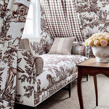 AF15169 Toile Antilles Brown Fabric by Anna French