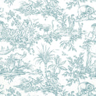 AF15170 Toile Antilles Spa Blue Fabric by Anna French