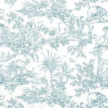 AF15170 Toile Antilles Spa Blue Fabric by Anna French