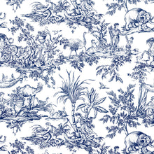 AF15171 Toile Antilles Navy Fabric by Anna French
