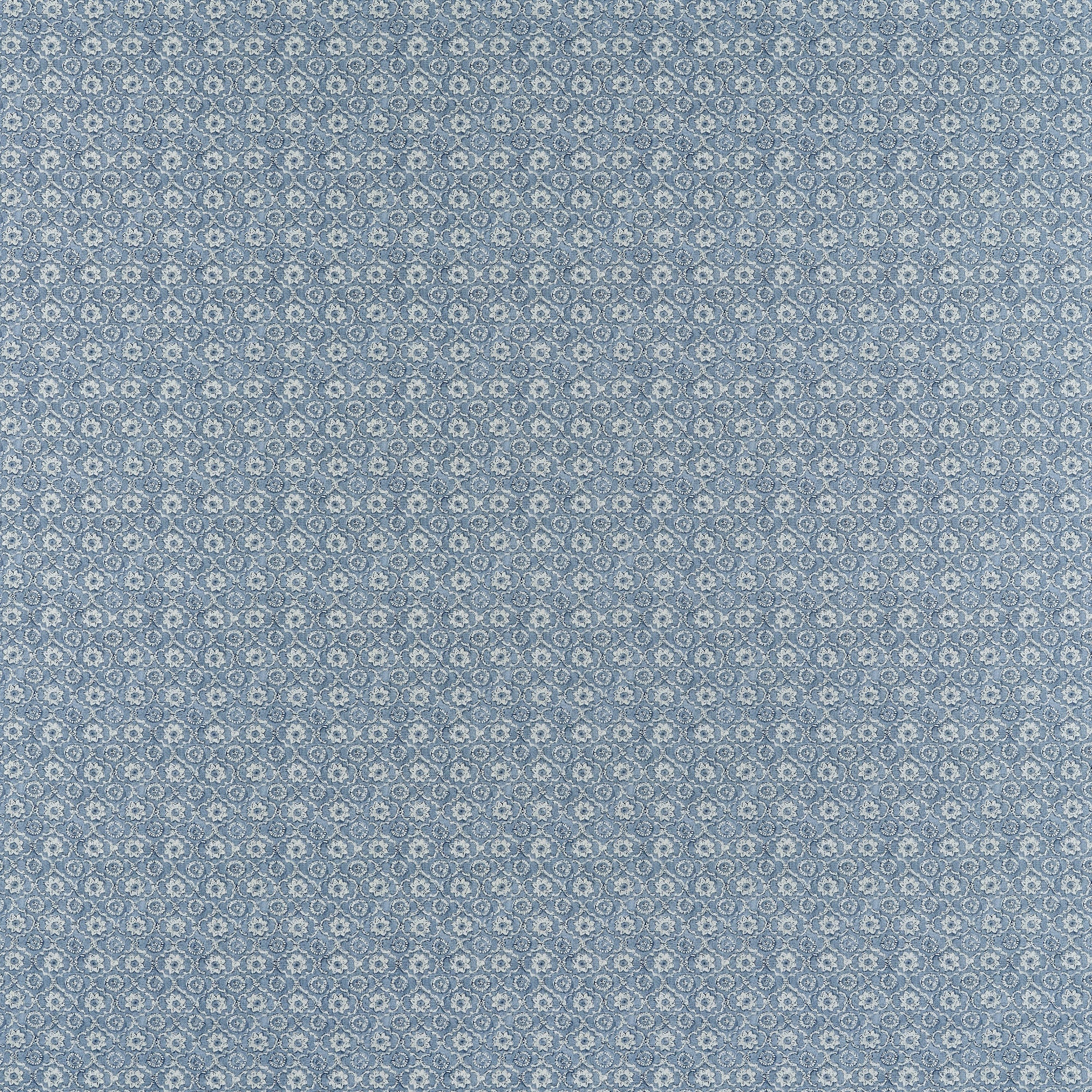 AF16125 Holly Trellis Blue Belvedere Fabric by Anna French