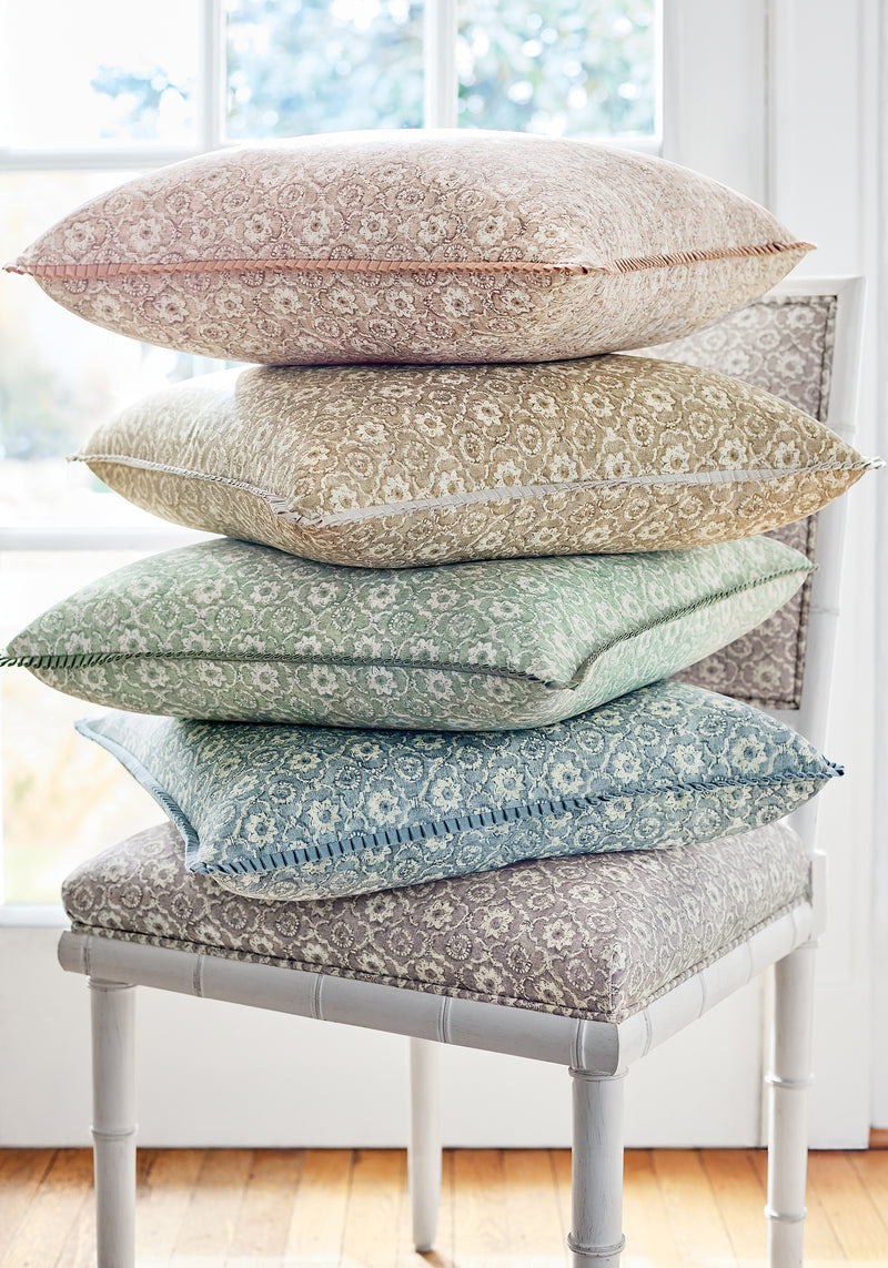 AF16128 Holly Trellis Blush Belvedere Fabric by Anna French