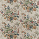 Garden Club Apricot and Slate Belvedere Fabric by Anna French