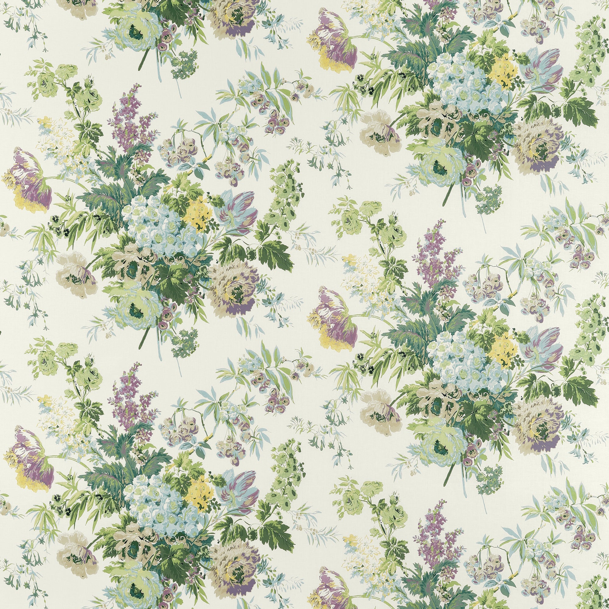 AF16135 Garden Club Lavender Belvedere Fabric by Anna French