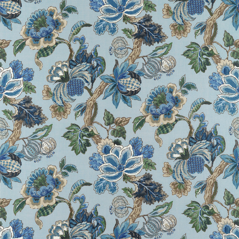 AF16138 Stockbridge Blue Belvedere Fabric by Anna French
