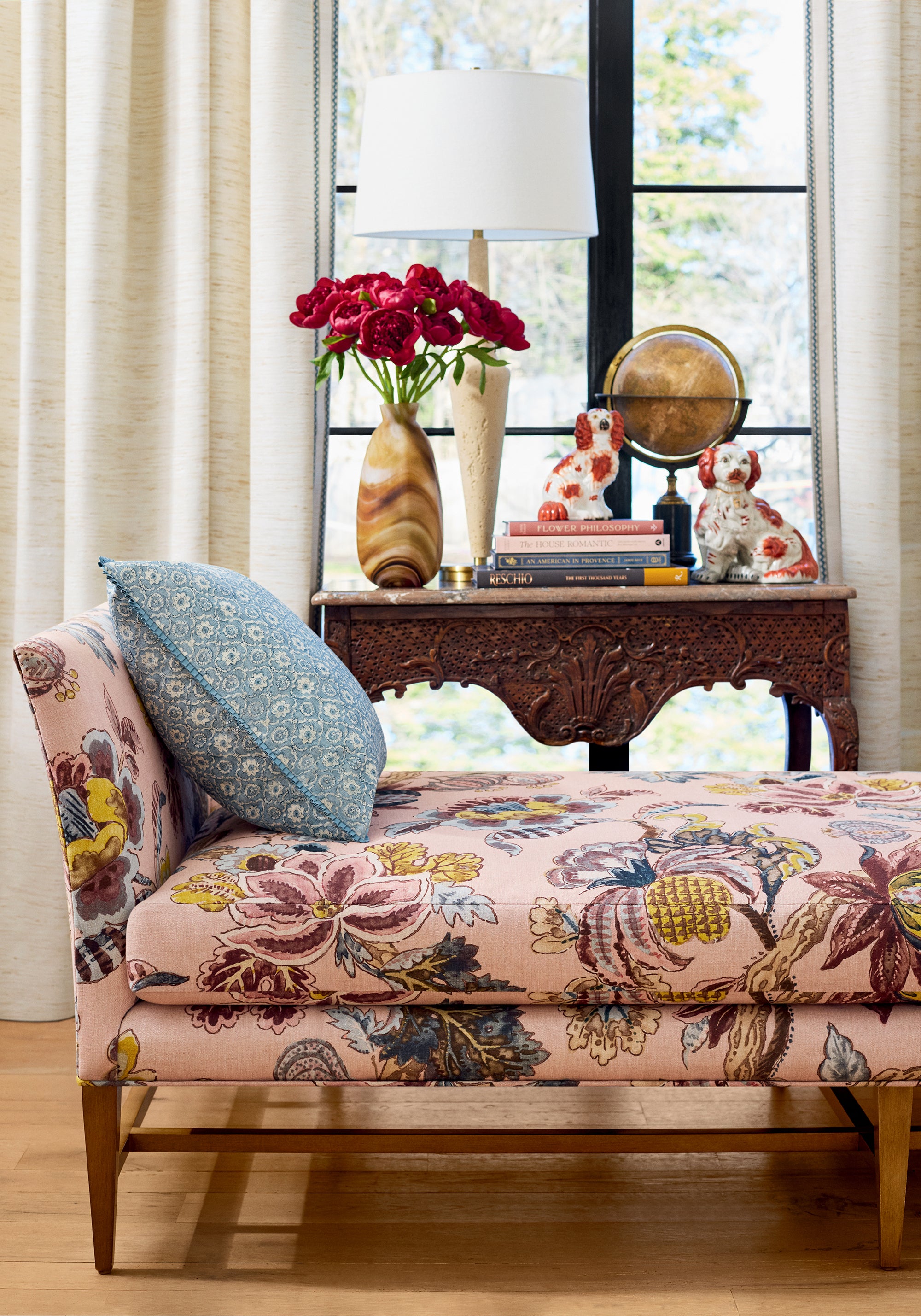 AF16140 Stockbridge Blush Belvedere Fabric by Anna French