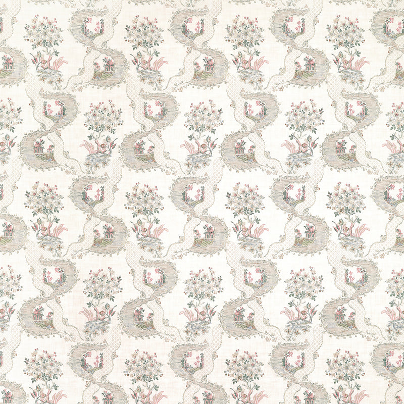 AF16158 Antoinette Beige Belvedere Fabric by Anna French