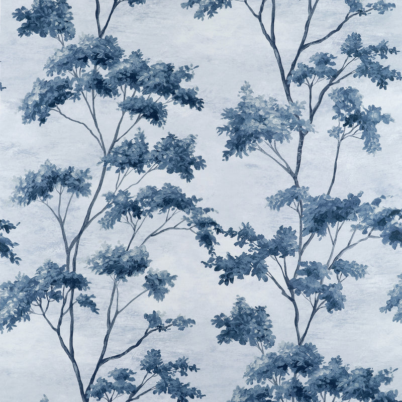 AF16170 Dalton Blue and White Belvedere Fabric by Anna French