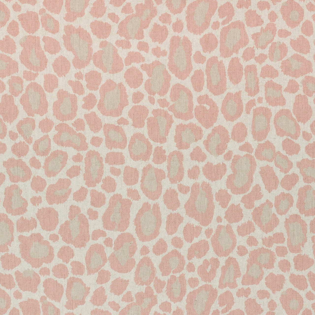 AF72978 African Leopard Manor Pink Fabric by Anna French
