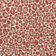 African Leopard Manor Coral Fabric by Anna French
