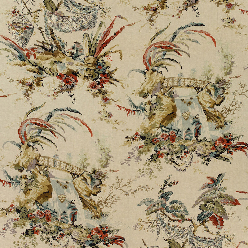 AF72982 Moorea Manor Antique Fabric by Anna French