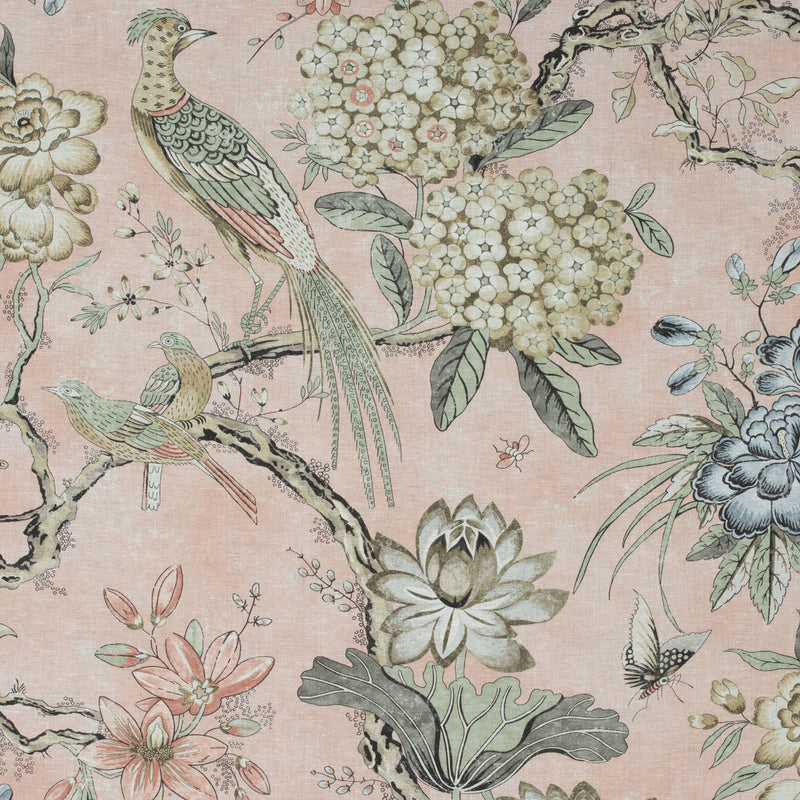 AF72990 Villeneuve Manor Blush Fabric by Anna French