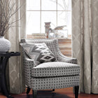 AF73012 Burmese Meridian Grey Fabric by Anna French