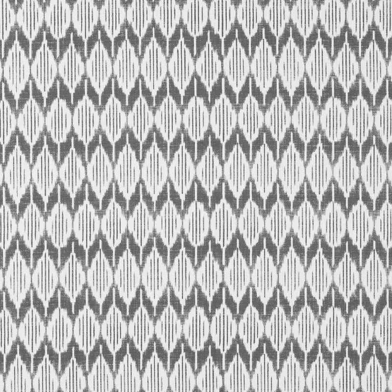 AF73020 Balin Ikat Meridian Black Fabric by Anna French