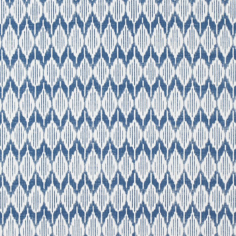 AF73023 Balin Ikat Meridian Navy Fabric by Anna French