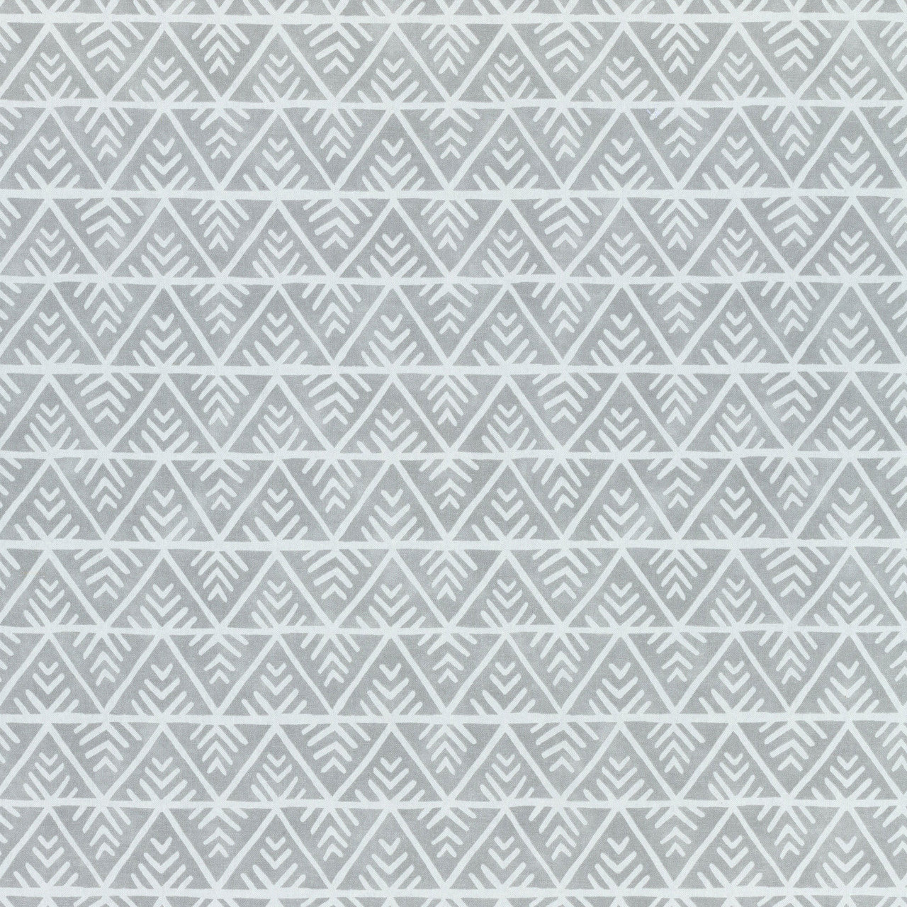 AF78702 Jules Palampore Grey on White Fabric by Anna French