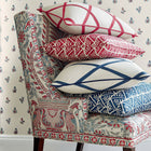 AF78704 Jules Palampore Navy Fabric by Anna French