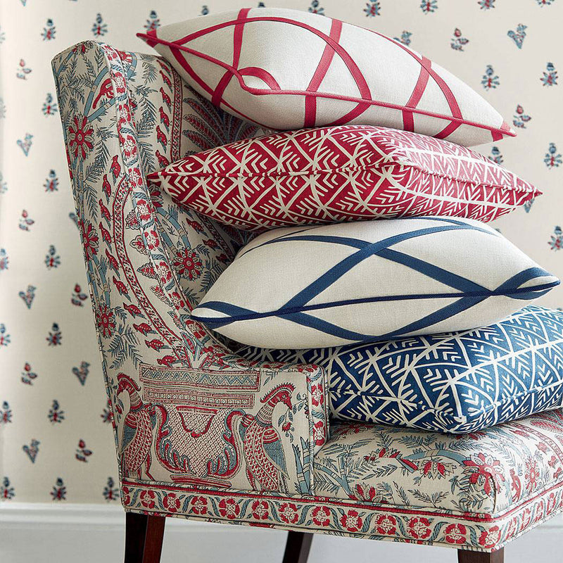 AF78706 Jules Palampore Red Fabric by Anna French