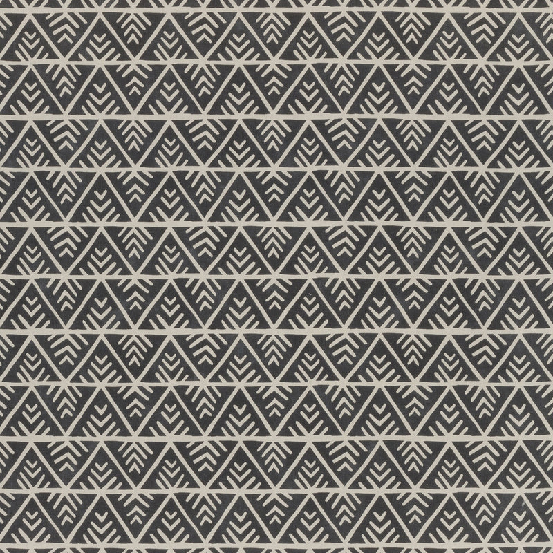 AF78707 Jules Palampore Black Fabric by Anna French