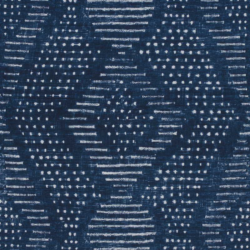 AF78714 Mali Palampore Navy Fabric by Anna French