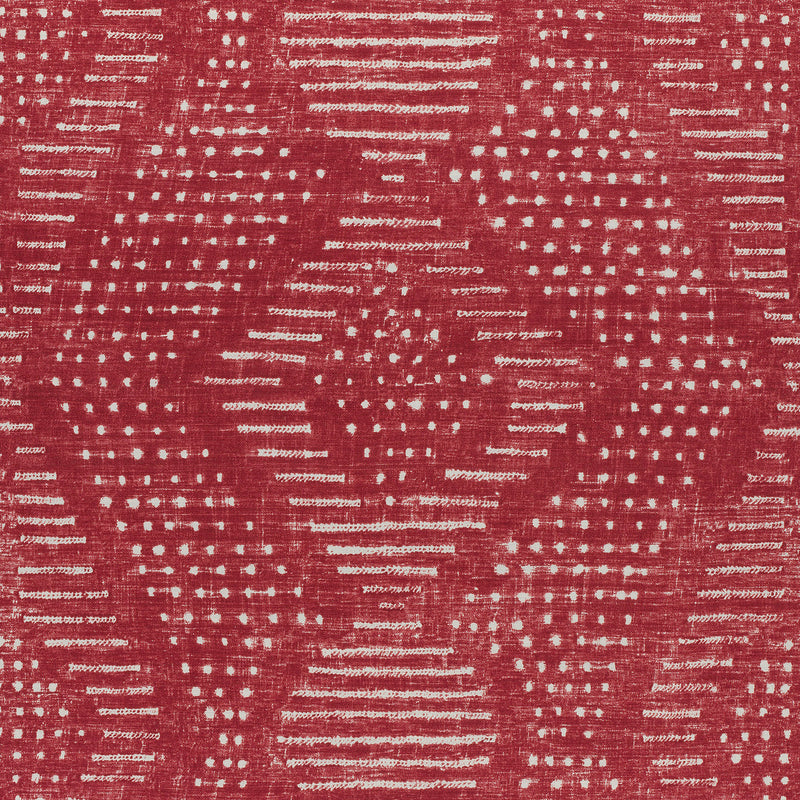 AF78715 Mali Palampore Red Fabric by Anna French
