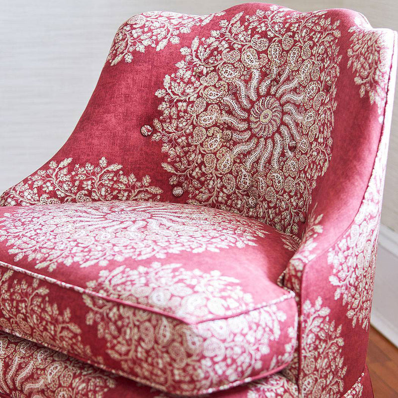 AF78728 La Provence Palampore Red Fabric by Anna French