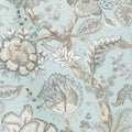 Kalamkari Palampore Robin's Egg Fabric by Anna French
