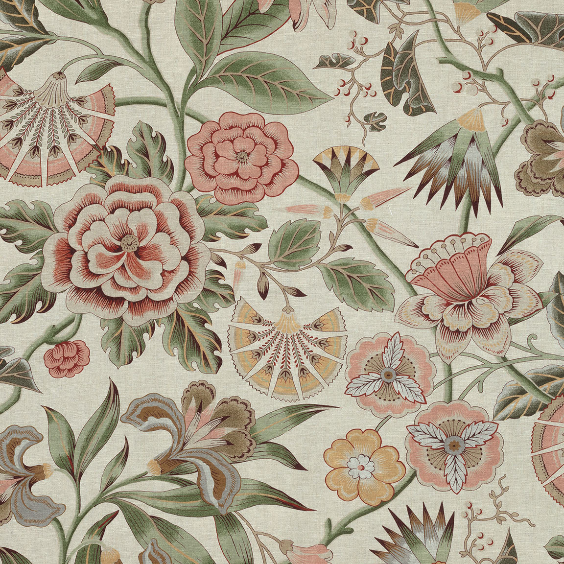 AF9618 Cleo Savoy Red Fabric by Anna French