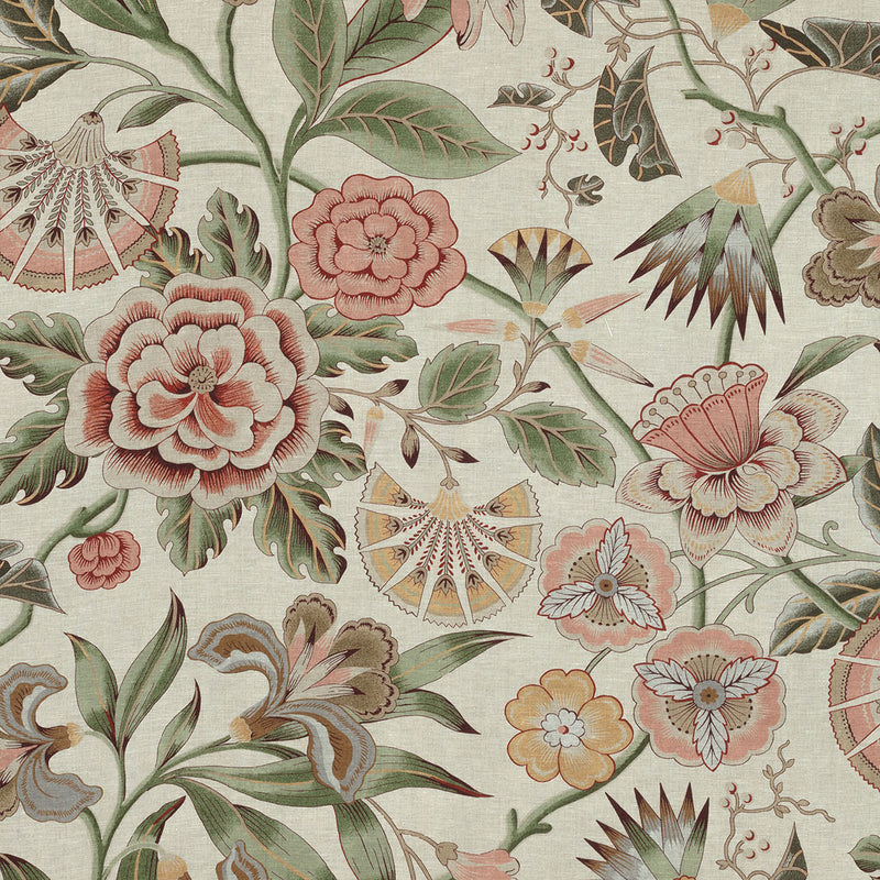 AF9618 Cleo Savoy Red Fabric by Anna French