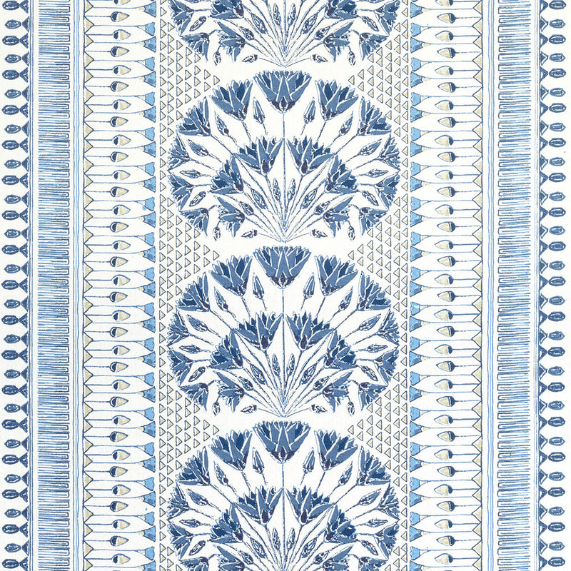 AF9624 Cairo Savoy Blue Fabric by Anna French