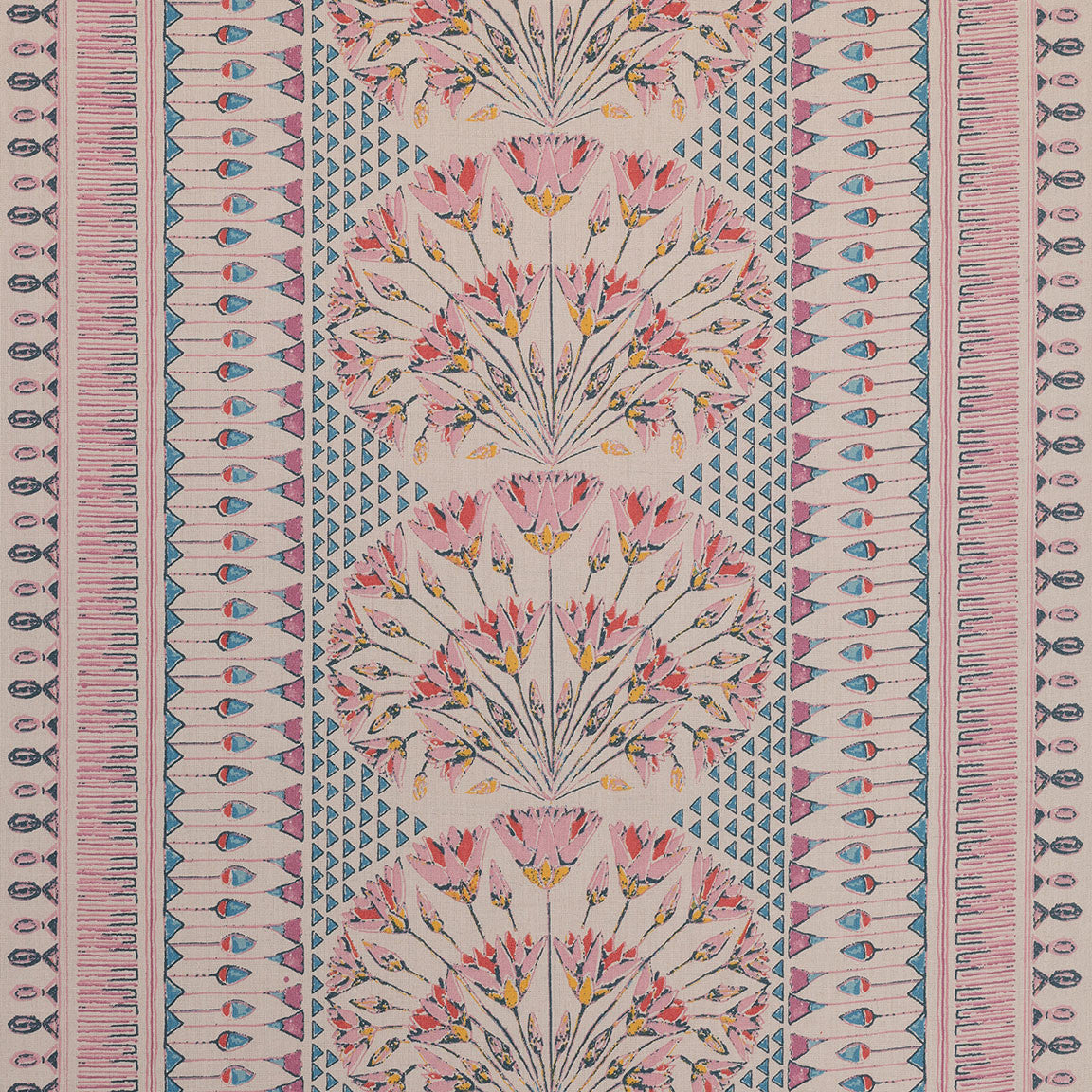 AF9625 Cairo Savoy Pink Fabric by Anna French