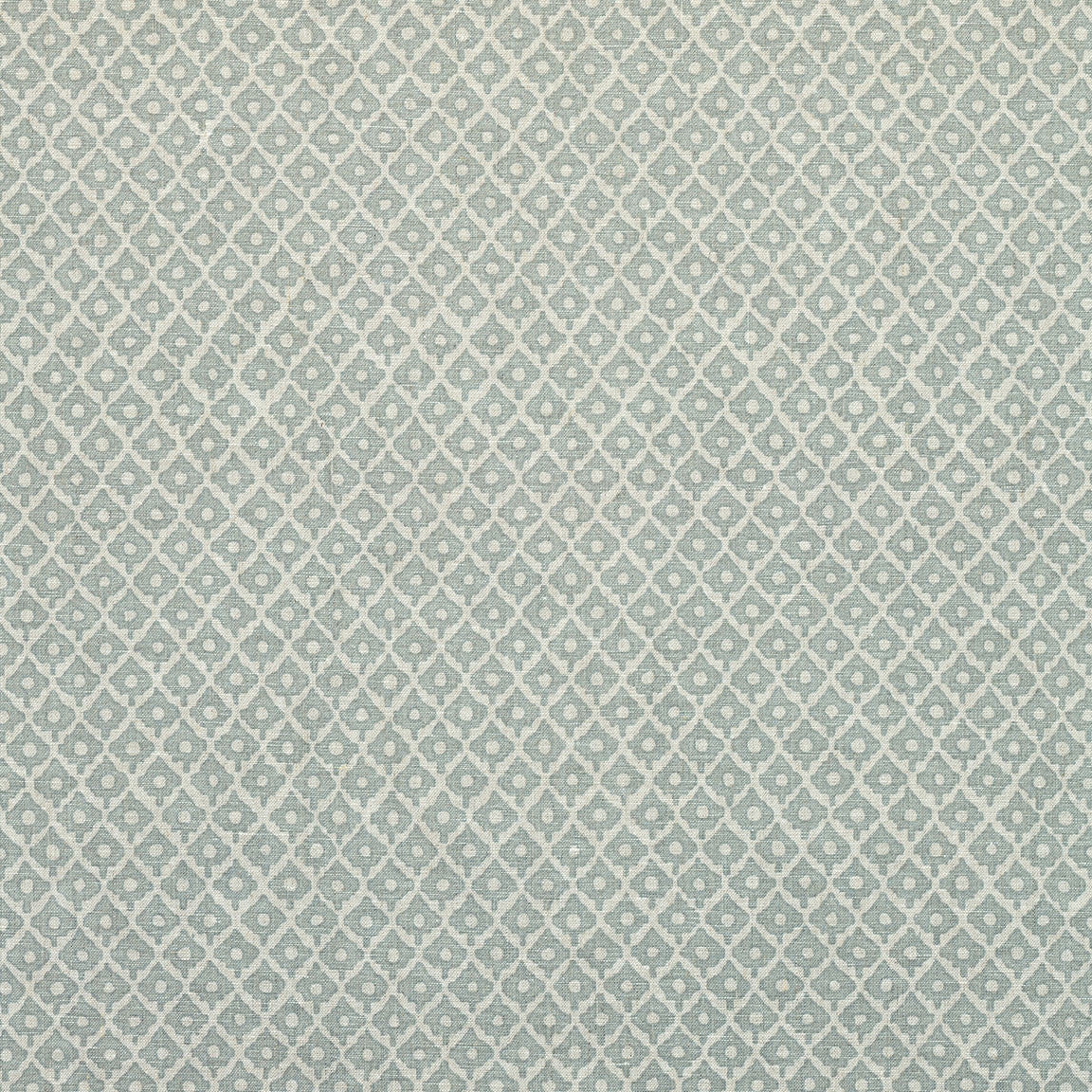 AF9631 Petit Arbre Savoy Spa Blue on Flax Fabric by Anna French