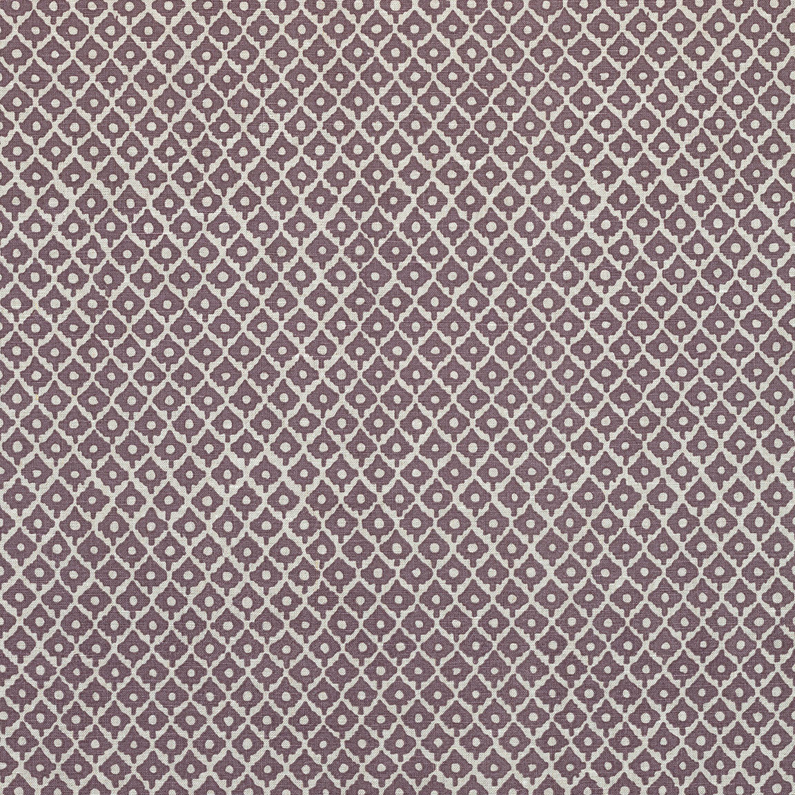 AF9632 Petit Arbre Savoy Plum and Flax Fabric by Anna French