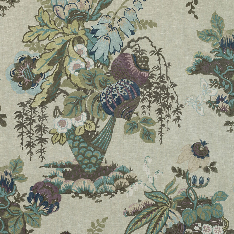 AF9641 Fairbanks Savoy Plum Fabric by Anna French