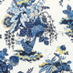 Fairbanks Savoy Blue and White Fabric by Anna French