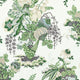 Fairbanks Savoy Green and White Fabric by Anna French