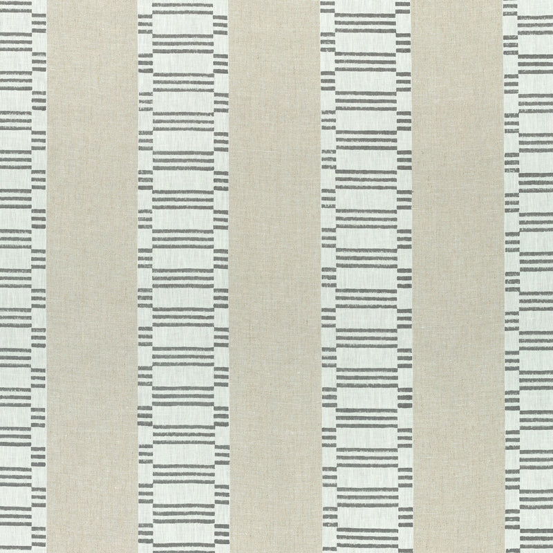 AF9820 Japonic Stripe Nara Grey Fabric by Anna French