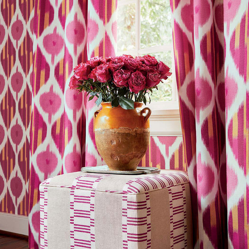 AF9822 Japonic Stripe Nara Fuchsia Fabric by Anna French