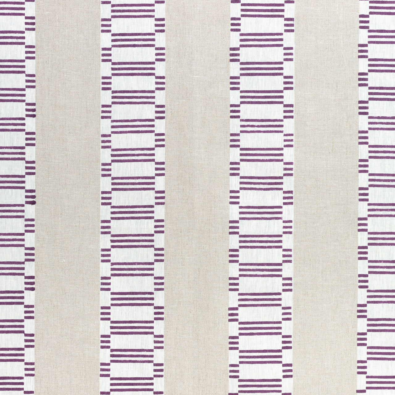 AF9825 Japonic Stripe Nara Eggplant Fabric by Anna French
