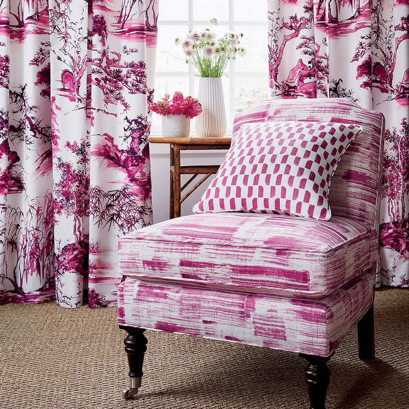 AF9837 Shadows Nara Fuchsia Fabric by Anna French