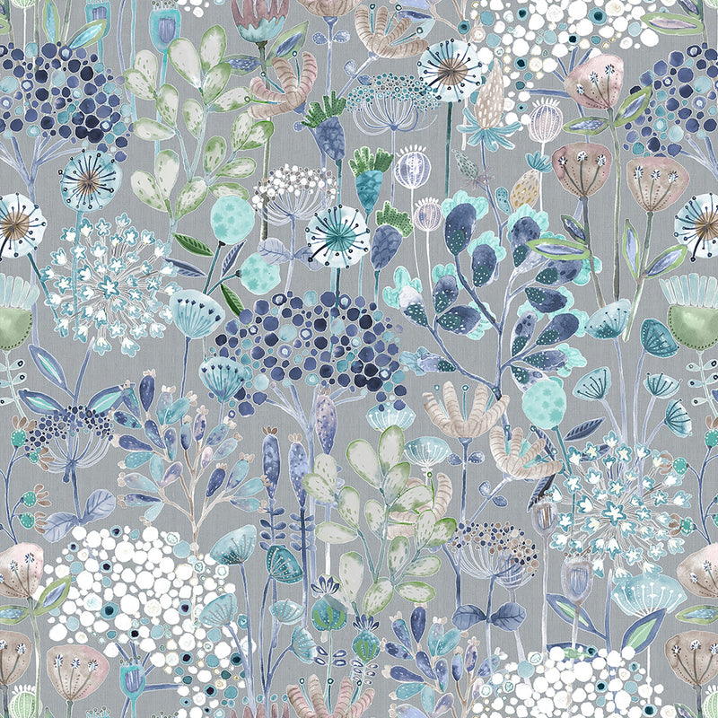 Ailsa Cornflower Folklore Wallpaper by Voyage Maison | AILSA/WPO/COR